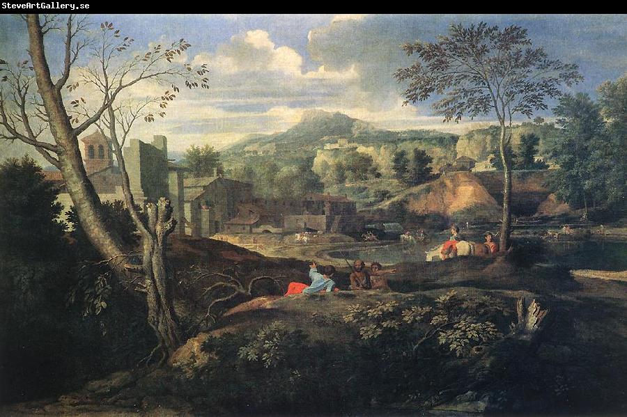 Nicolas Poussin Ideal Landscape